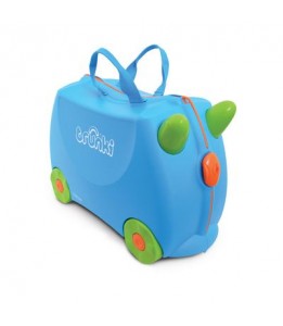 Trunki kovček/poganjalček Terrance moder