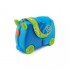 Trunki komplet kovček Trixie in Saddle Bag modra